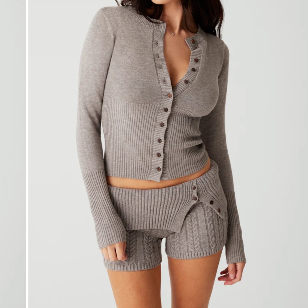 Frankie’s bikini Women's Gray Sweater